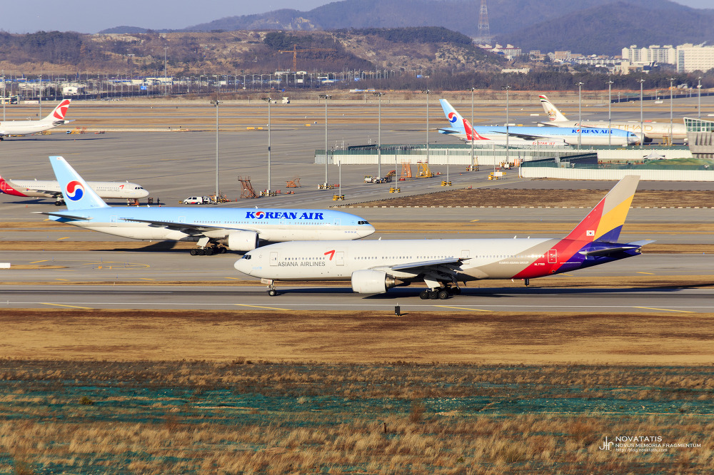 Korean Air A330과 Asiana B777 활