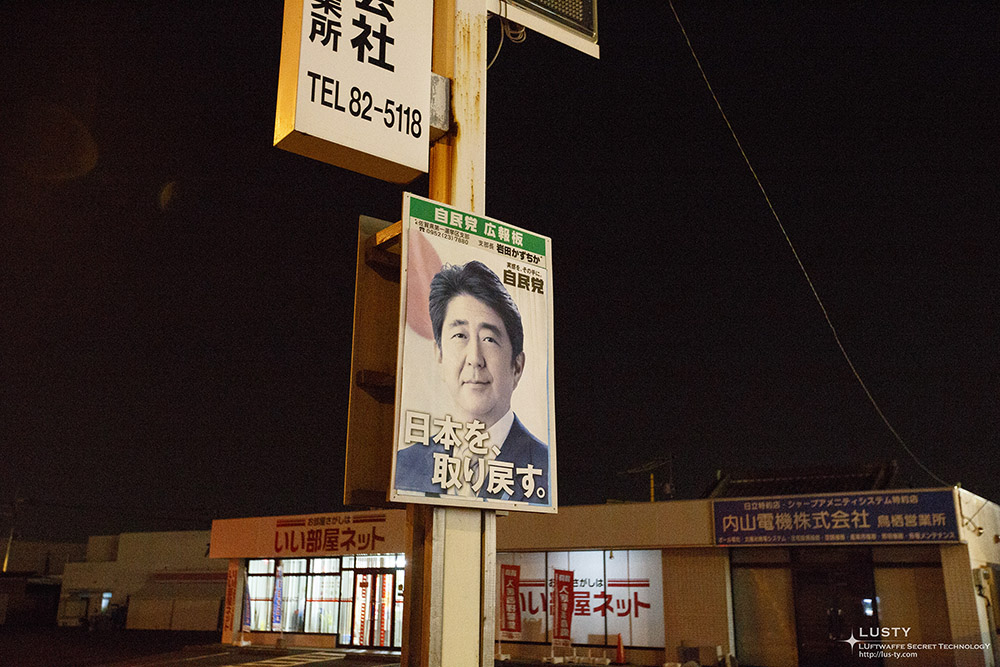 전봇대 부착 정치인 선거 포스터