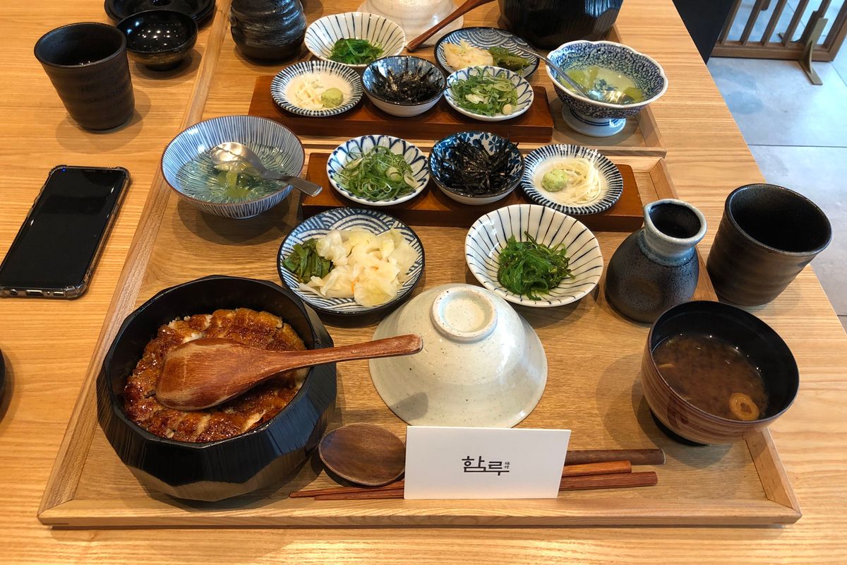 히츠마부시 정식 전체 상차림