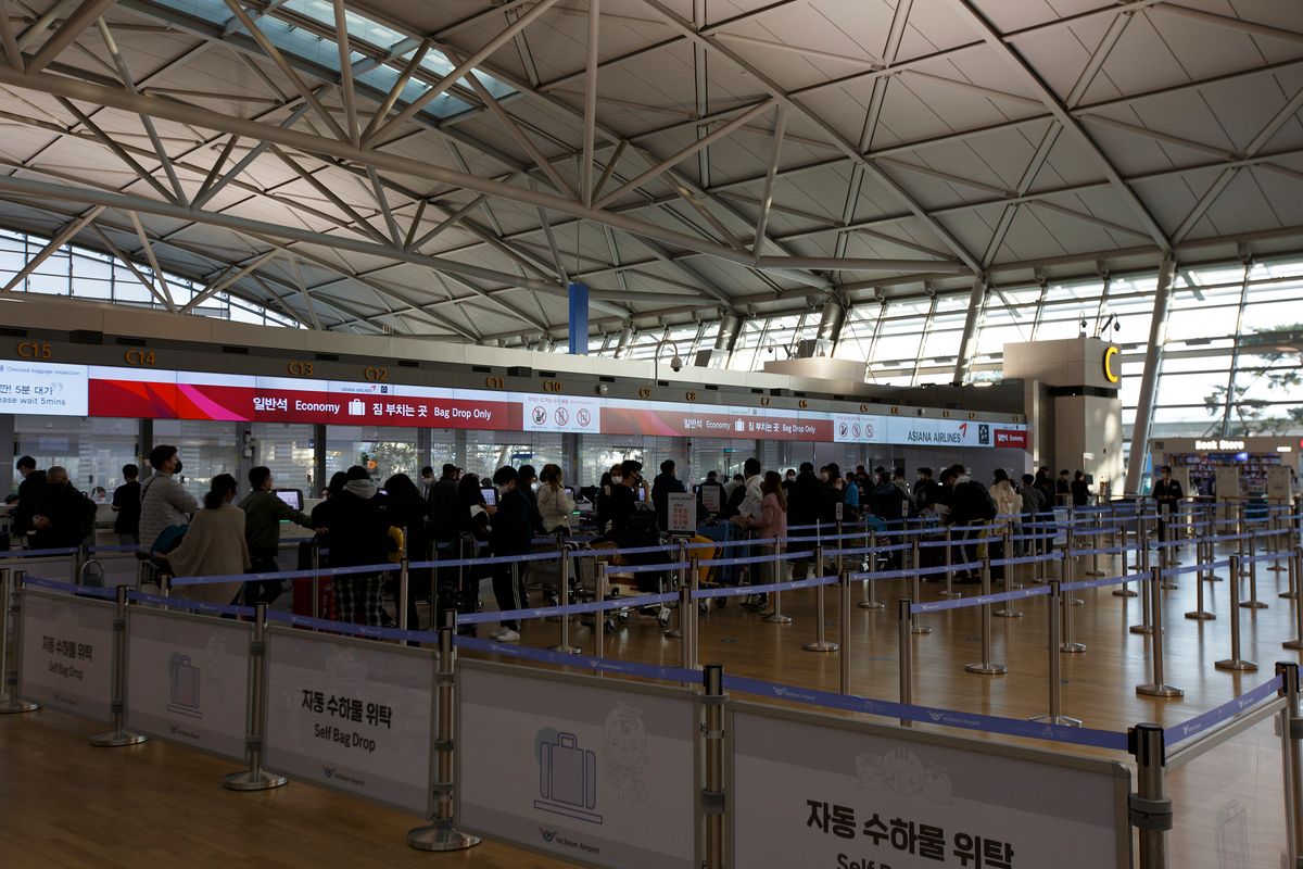인천공항 아시아나 체크인 줄