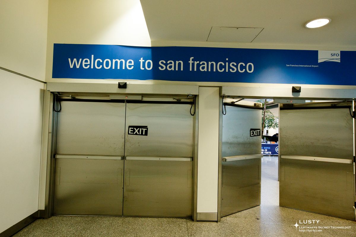 ‘welcome to san francisco’ 간판과